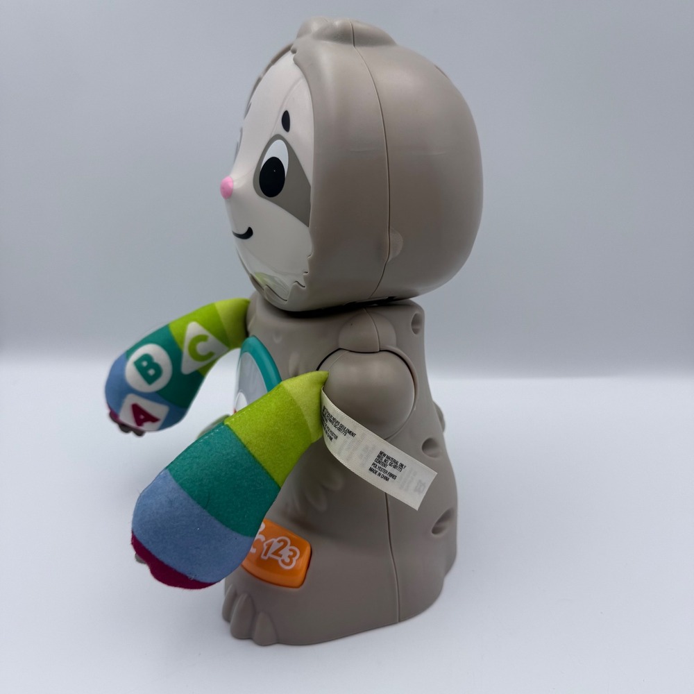 Fisher Price Linkimals Smooth Moves Sloth Interactive Musical Toy GHY92 Grey - Picture 4 of 5